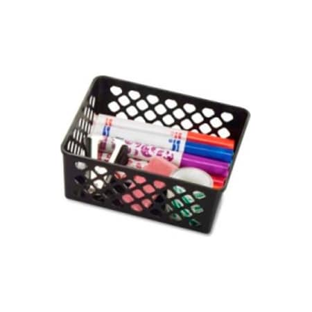 Officemate International Officemate Medium Stackable Supply Basket Black 26201
